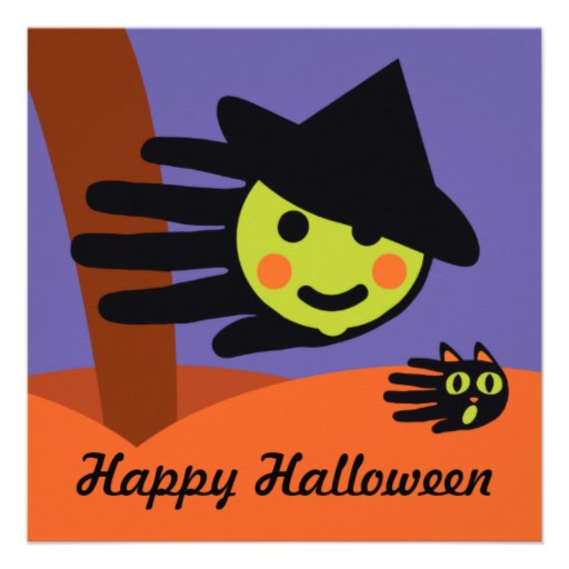 Mini Witch Invitations