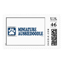 Miniature Aussiedoodle Blue postage