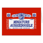 Miniature Aussiedoodle Greeting Card