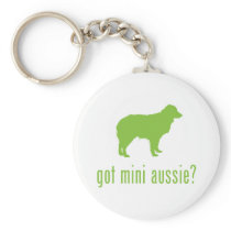 Miniature Australian Shepherd Keychain