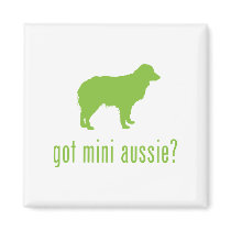 Miniature Australian Shepherd Fridge Magnets