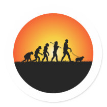 Miniature Australian Shepherd Round Sticker