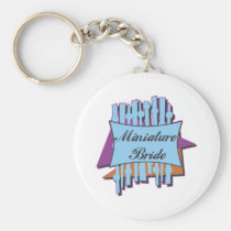 Miniature Bride Junior Bride Keychain keychains