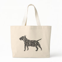 Miniature Bull Terrier Tote Bag