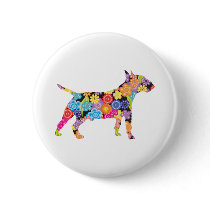 Miniature Bull Terrier Button
