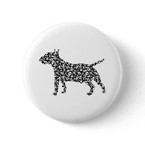 Miniature Bull Terrier Pinback Button