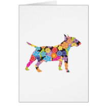 Miniature Bull Terrier Card