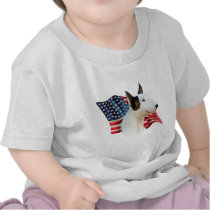Miniature Bull Terrier Flag t-shirts by GreyWolfCreation Miniature Bull Terrier Flag t-shirts