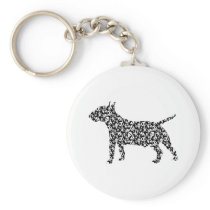 Miniature Bull Terrier Key Chains
