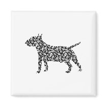 Miniature Bull Terrier Magnets