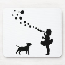 Miniature Bull Terrier Mouse Pads