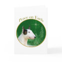 Miniature Bull Terrier Peace cards by GreyWolfCreation Miniature Bull Terrier Peace cards