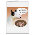 Miniature Bull Terrier Turkey cards by GreyWolfCreation Miniature Bull Terrier Turkey cards