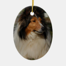 Miniature Collie Ornaemnt Christmas Ornament