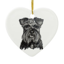 Miniature German Schnauzer ornaments
