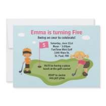 Miniature Golf Party Invitation