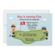 Miniature Golf Party Invitation