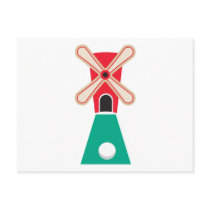 miniature golf windmill post cards