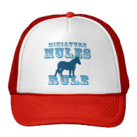 Miniature Mules Rule Mesh Hats