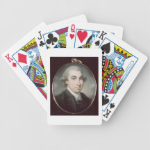 Miniature of an Unknown Clergyman Poker Deck