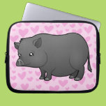 Miniature Pig Love Computer Sleeves