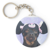 Miniature Pincher 2 Keychain