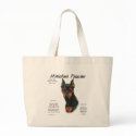 Miniature Pinscher (blk/rust) History Design bags