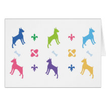 Miniature Pinscher Greeting Card