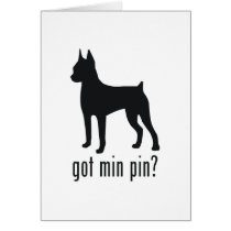 Miniature Pinscher Greeting Cards