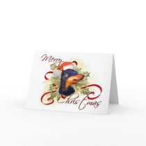 Miniature Pinscher Christmas Card