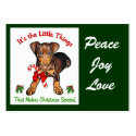 Miniature Pinscher Christmas Gifts business cards