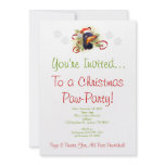Miniature Pinscher Christmas Invitation