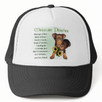 Miniature Pinscher Gifts hats by DogsByDezign Miniature Pinscher Gifts hats