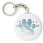 Miniature Pinscher Granddog Keychain