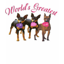 Miniature Pinscher Greatest MOM t-shirts