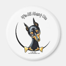 Miniature Pinscher IAAM Fridge Magnet