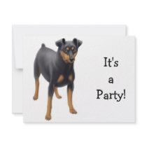 Miniature Pinscher Invitation by twopurringcats Miniature Pinscher Invitation