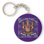 Miniature Pinscher, King of Toys Keychains