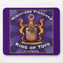 Miniature Pinscher, King of Toys Mouse Pad
