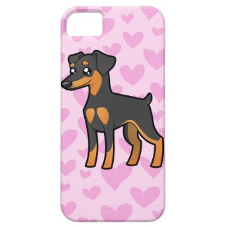 Miniature Pinscher / Manchester Terrier Love iPhone 5 Covers