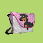 Miniature Pinscher / Manchester Terrier Love Commuter Bag