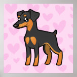 Miniature Pinscher / Manchester Terrier Love Print