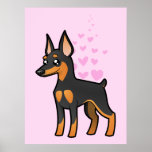Miniature Pinscher / Manchester Terrier Love Print