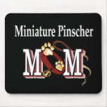 Miniature Pinscher Mom Gifts mousepads