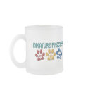 MINIATURE PINSCHER Mom Paw Print 1 mugs by poochloverstuff MINIATURE PINSCHER Mom Paw Print 1 mugs