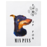 Miniature Pinscher Paws Up Flyers