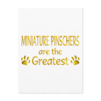 Miniature Pinscher postcards