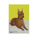 Miniature Pinscher posters by ArtByKimberley Miniature Pinscher posters