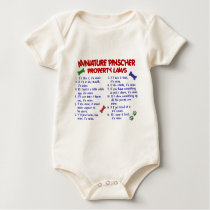 MINIATURE PINSCHER Property Laws 2 t-shirts by poochloverstuff MINIATURE PINSCHER Property Laws 2 t-shirts