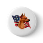 Miniature Pinscher (red) Flag Miniature Pinscher (red) Flag